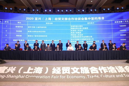37只项目,总投资231亿元 2020宜兴 上海 经贸文旅合作洽谈会召开