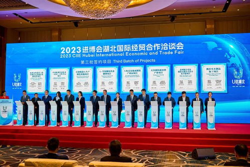 湖北国际经贸合作洽谈会在沪举行 湖北24个项目集中签约